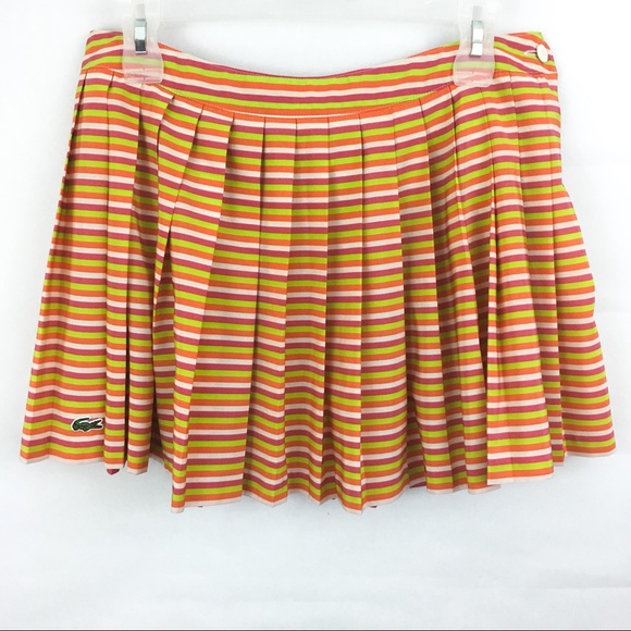 Lacoste Dresses & Skirts - Lacoste Striped Pleated Tennis Skirt